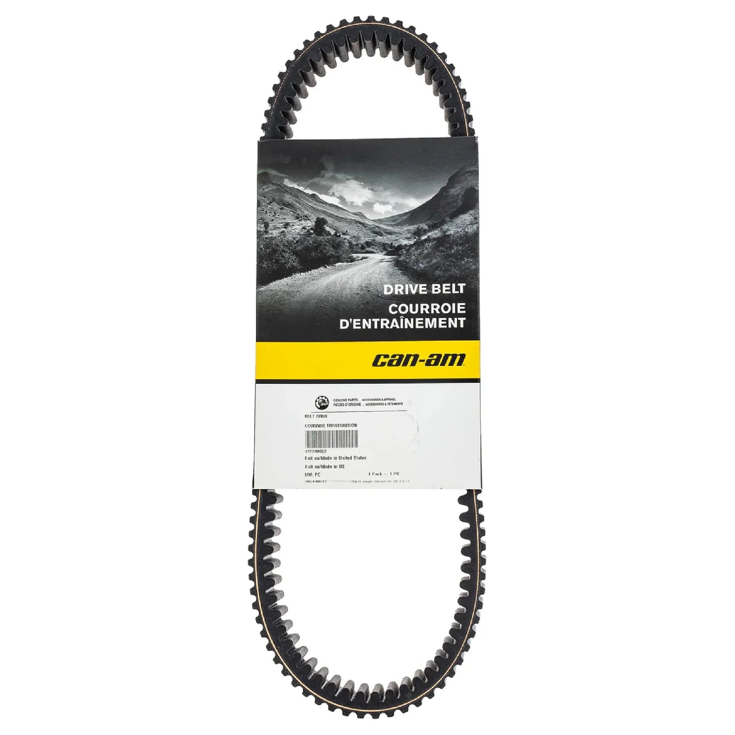 Can-Am Drive Belt 422280652, 100% PBO Performance for Maverick X3 2018